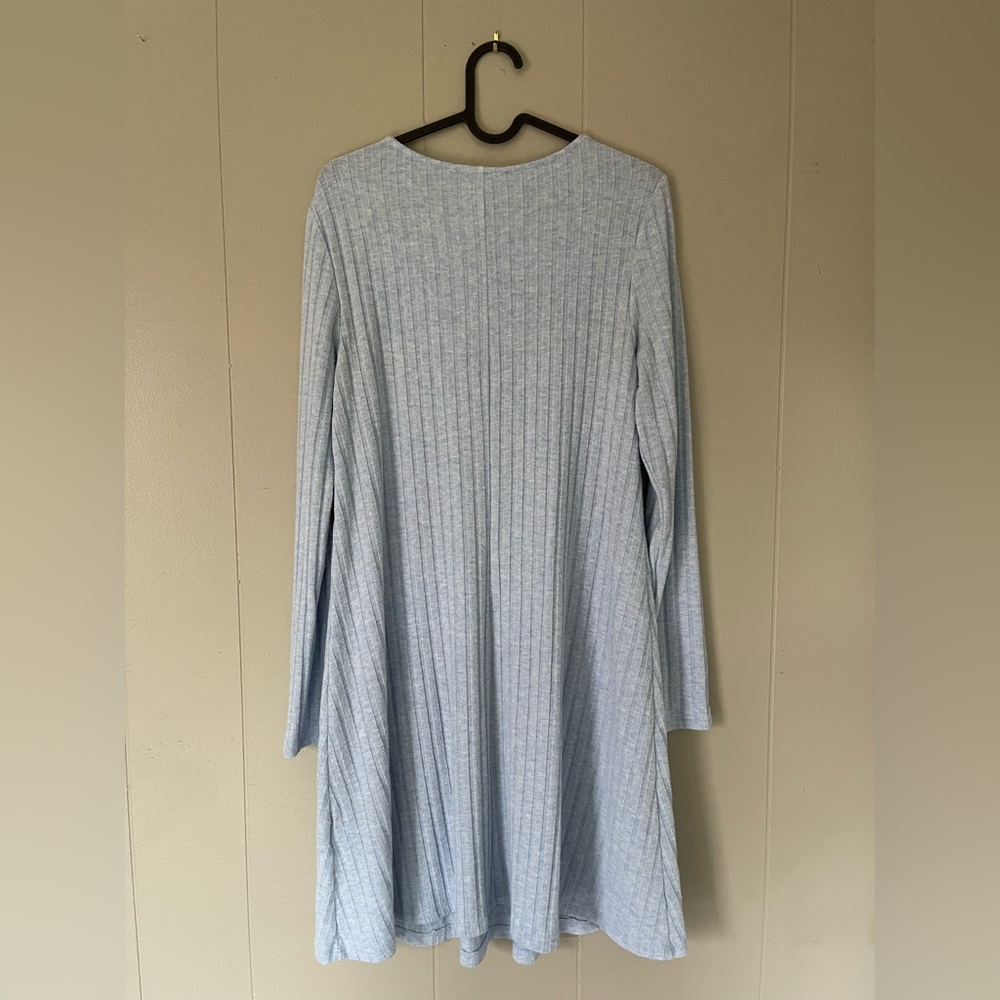 Style & Co. Sky Blue Knit Dress - Picture 5 of 6